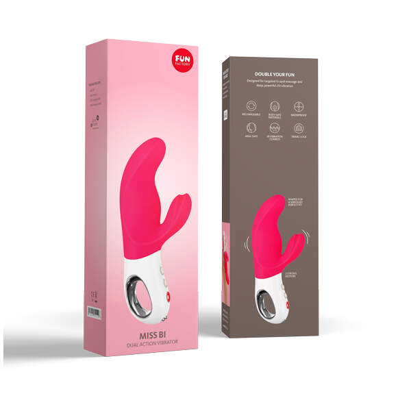 Fun Factory - Miss Bi Dual Vibrator - Clitoris Vibrator - G-spot Vibrator - Roze - Afbeelding 3