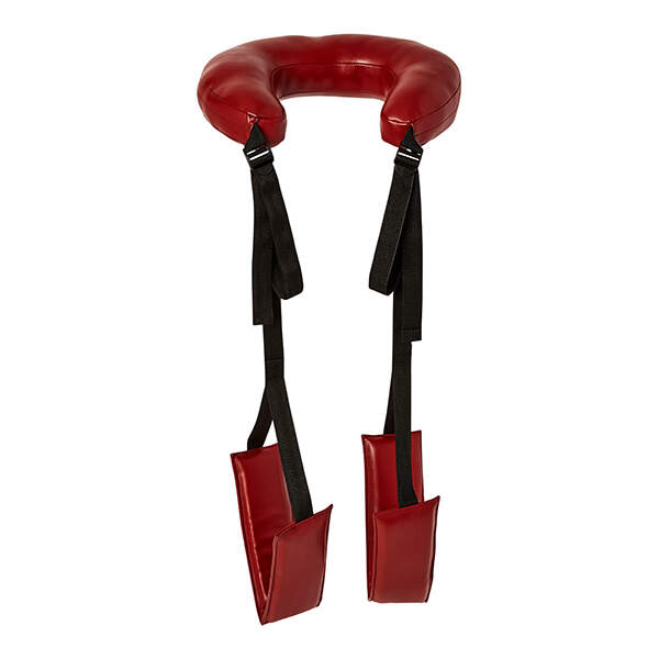 Sportsheets - Saffron Thigh Sling - PU-Leer - Rood - Afbeelding 2