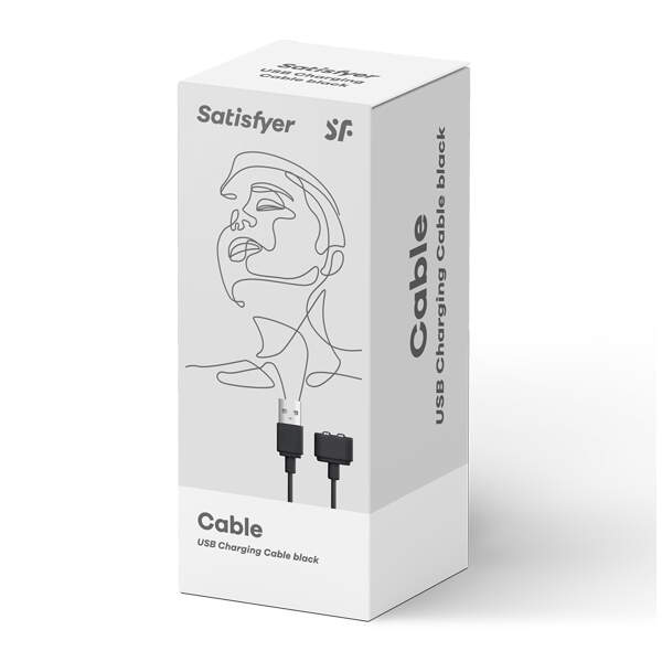 Satisfyer - USB Magnetische oplader - Zwart - Afbeelding 3