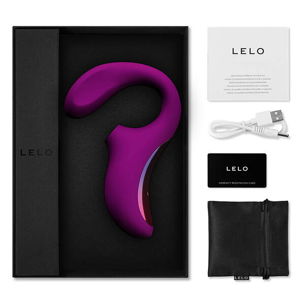 Lelo - Enigma - Dual Stimulation - Clitoris en G-spot Stimulator - Paars - Afbeelding 4