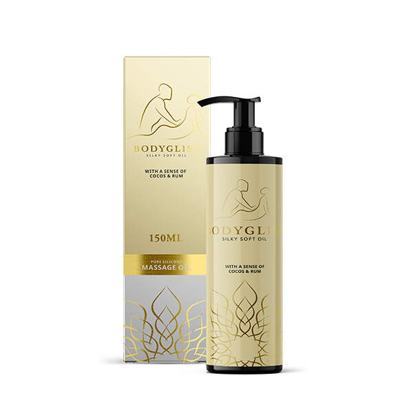 Bodygliss - Massageolie - Glijmiddel - Silky Soft Oil - Cocos en Rum - Pinacolada
