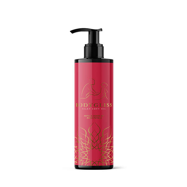 Bodygliss - Massageolie - Glijmiddel - Silky Soft Oil - Rozenblaadjes - Afbeelding 2