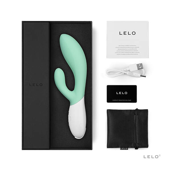 Lelo - Ina 3 - Rabbit Vibrator - Seeweed - Afbeelding 2