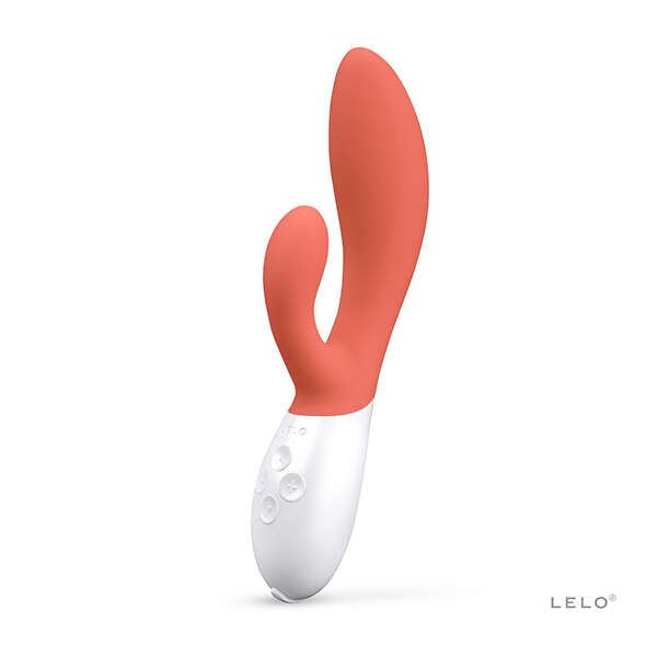 Lelo - Ina 3 - Rabbit Vibrator - Coral