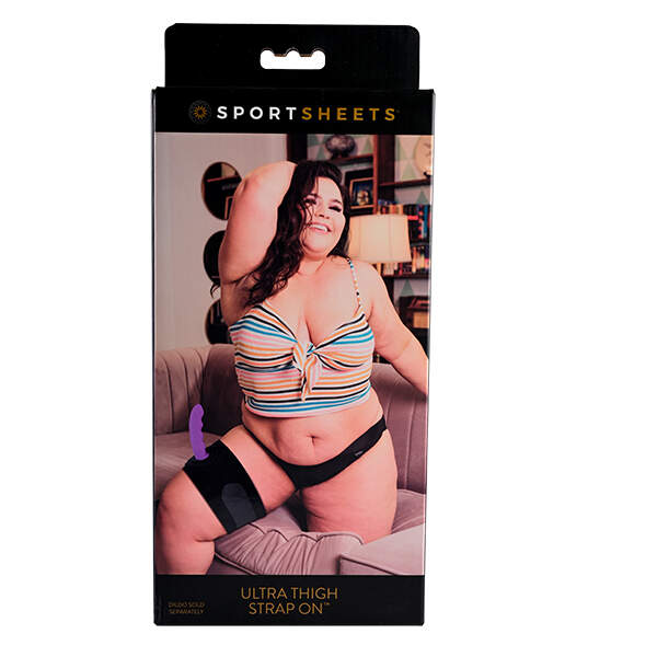 Sportsheets - Been Strap-On XL - Voorbindharnas - Neopreen - Zwart - Afbeelding 2