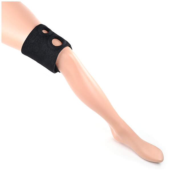 Sportsheets - Been Strap-On - Voorbindharnas - Dubbele Penetratie - Neopreen - Zwart - Afbeelding 2