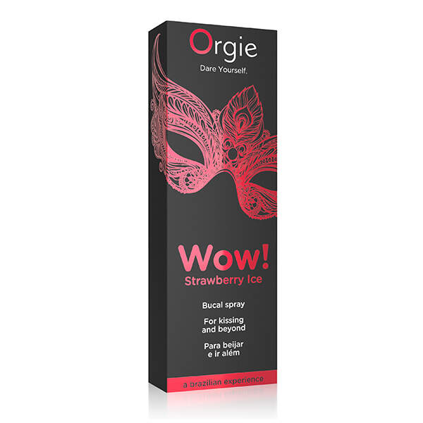 Orgie - Wow Strawberry Ice Bucal Spray - Blowjob Spray