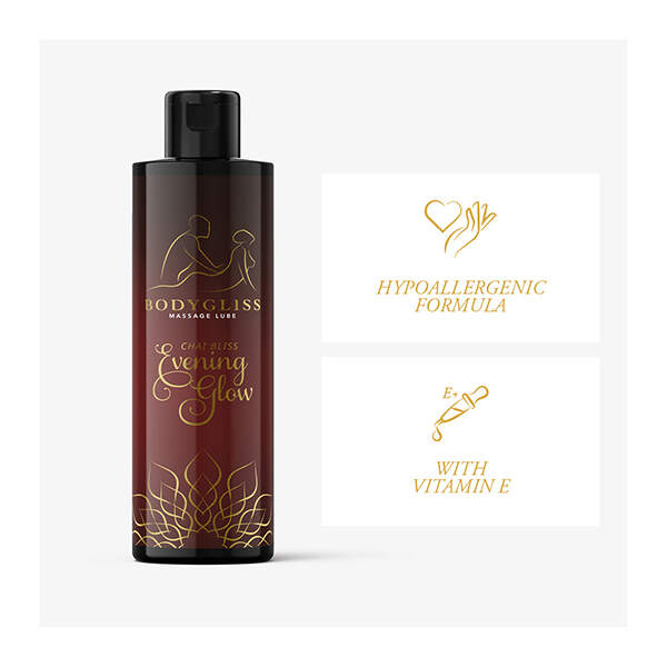 Bodygliss - Massageolie - Glijmiddel - Silky Soft Oil - Chia Bliss Evening Glow - Afbeelding 5