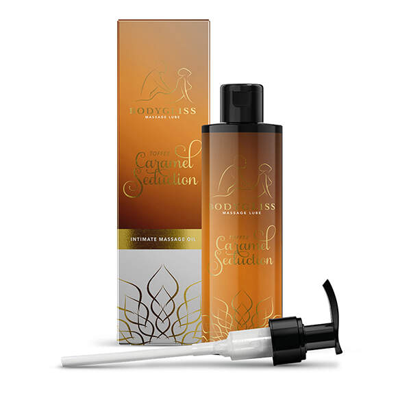 Bodygliss - Massageolie - Glijmiddel - Silky Soft Oil - Toffee Caramel Seduction - Afbeelding 2