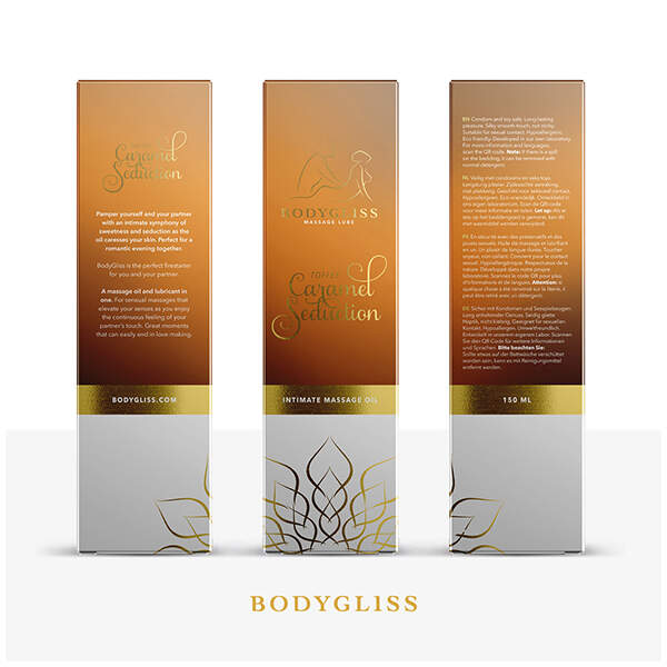Bodygliss - Massageolie - Glijmiddel - Silky Soft Oil - Toffee Caramel Seduction - Afbeelding 4