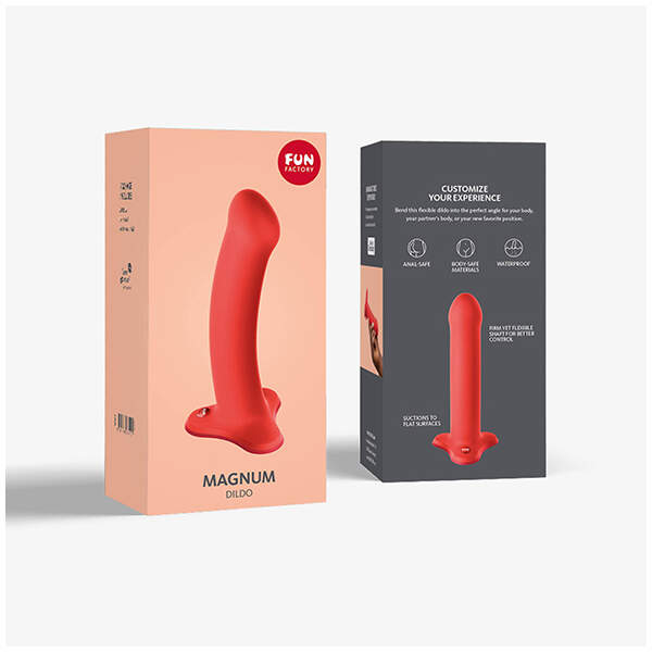 Fun Factory - Magnum Dildo - Flashy Coral - Oranje - Afbeelding 3