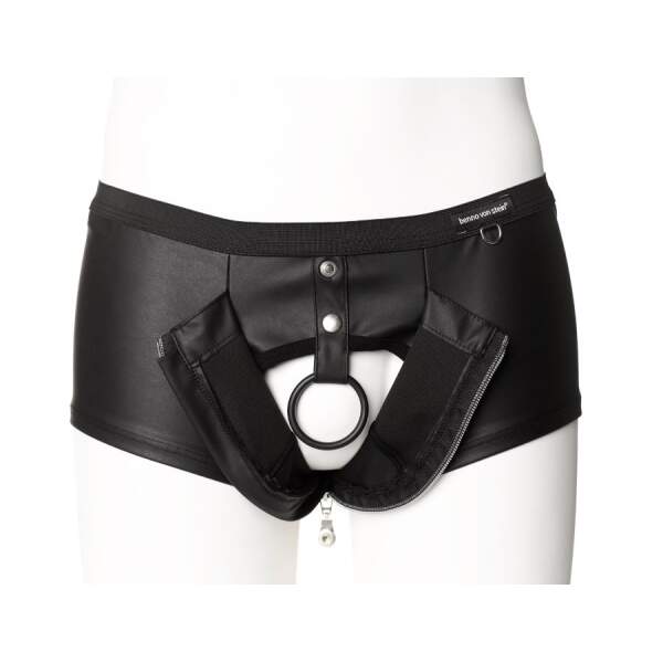 Benno von Stein - Short Elwoy - Rits - Pouch - PU-Leer - Zwart - Afbeelding 3
