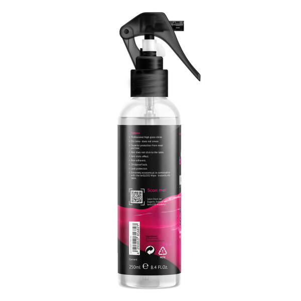 beGLOSS - Perfect Shine Premium Spray - Glansspray - Latex  & Datex - 250 ml - Afbeelding 3