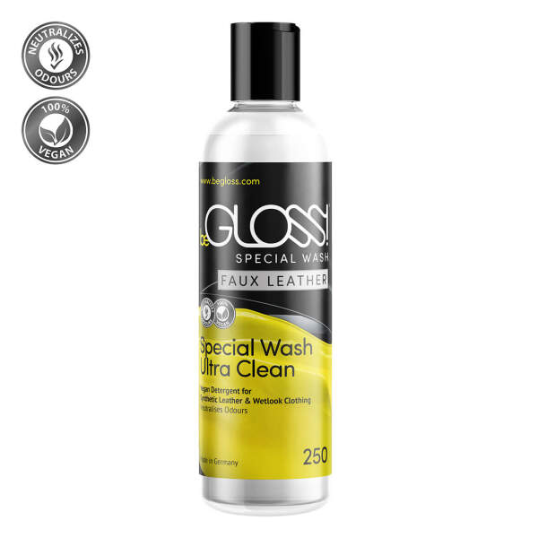 beGLOSS - Special Wash Ultra Clean - Wasmiddel - PU-Leer en Wetlook - 250 ml - Afbeelding 2