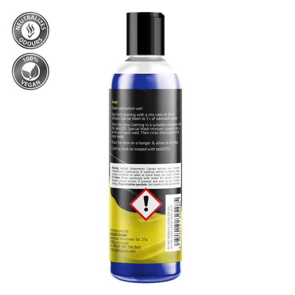 beGLOSS - Special Wash Ultra Clean - Wasmiddel - Latex, Rubber en Neopreen - 100 ml - Afbeelding 4