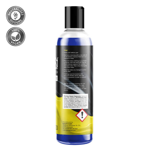 beGLOSS - Special Wash Ultra Clean - Wasmiddel - Latex, Rubber en Neopreen - 250 ml - Afbeelding 4