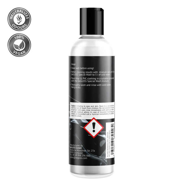 BeGLOSS - Special Wash Ultra Clean - Wasmiddel - Lak, Vinyl & PVC - 100 ml - Afbeelding 4
