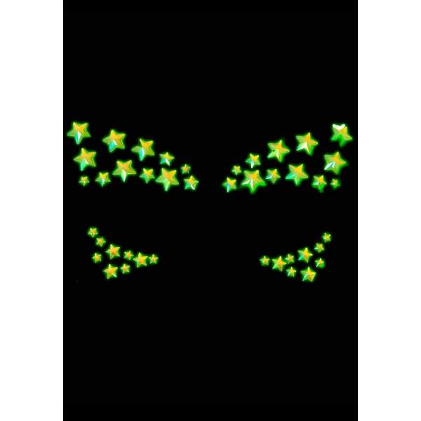Leg Avenue - Face Jewel Celeste - Glow in the Dark - Gezichtsdecoratie - Afbeelding 2