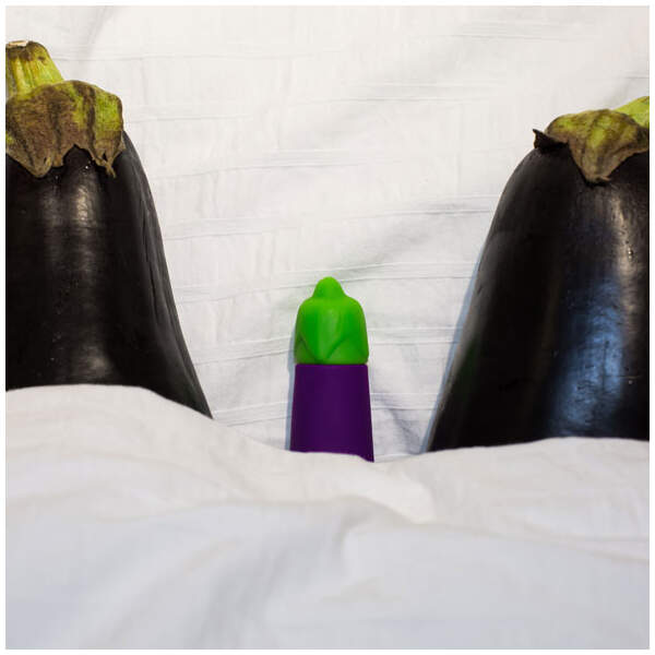 Emoji Vibrator Aubergine - Afbeelding 5