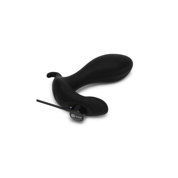 b-Vibe - Expand Plug - Buttplug - Opblaasbaar - Vibrerend - Siliconen - Zwart - Afbeelding 6