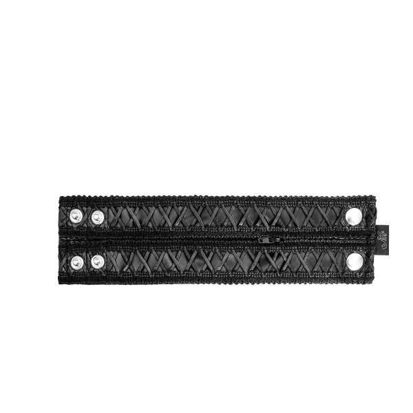 Noir Handmade - F326 - Pols Portemonnee - Verstelbaar - Wetlook - Zwart - Afbeelding 3