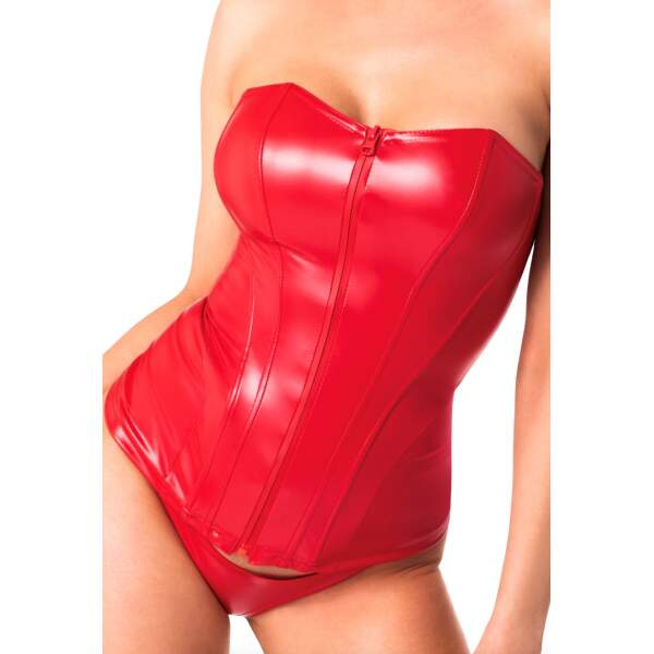 Noir Handmade - P013 - Perfect String - Stripper String - Wetlook - Rood - Afbeelding 5