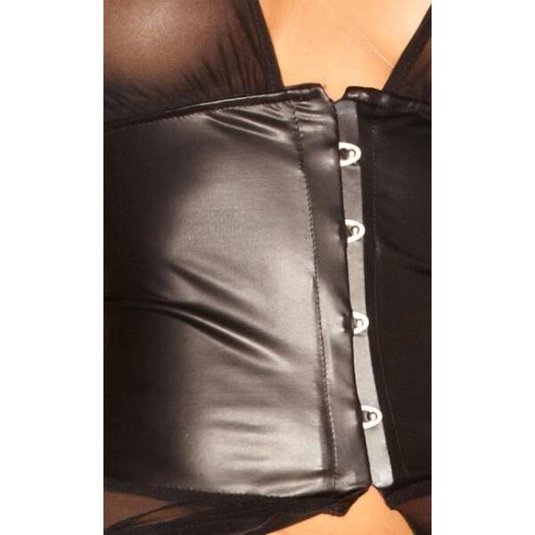 Noir Handmade - F047 - Jurk Dress to Impress - Wetlook - Gaas - Afbeelding 3