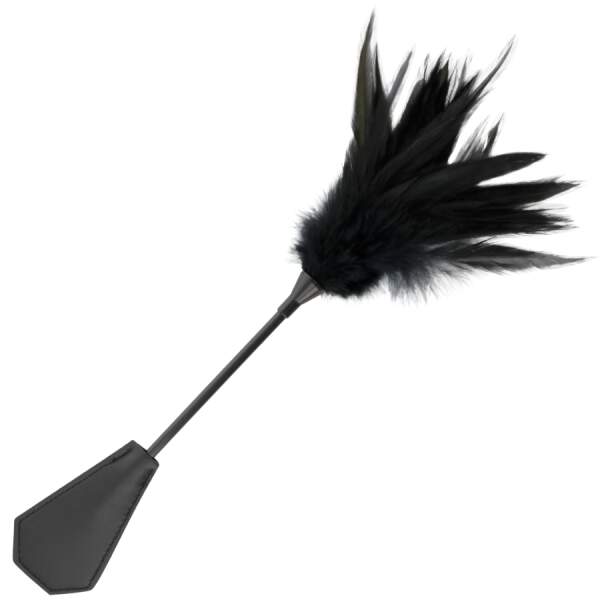 Feather Tickler & Whip Short - Darkness