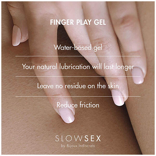 Bijoux Indiscrets - Slow Sex - Finger Play Gel - Masturbatiegel - Kokosnoot - Afbeelding 3