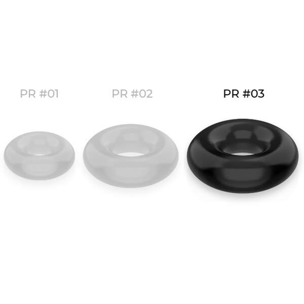 Flexibele Cockring 5 cm Zwart PR03 - Powering - Afbeelding 4