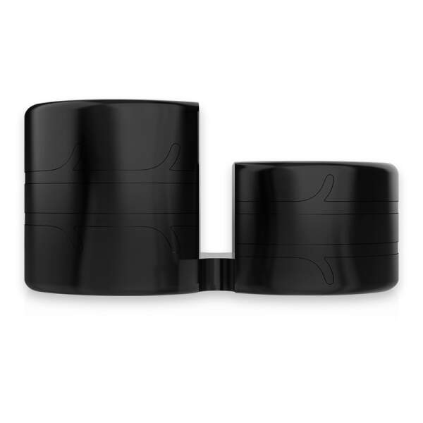 Flexibele Dubbele Cockring Zwart PR09 - Powering - Afbeelding 3