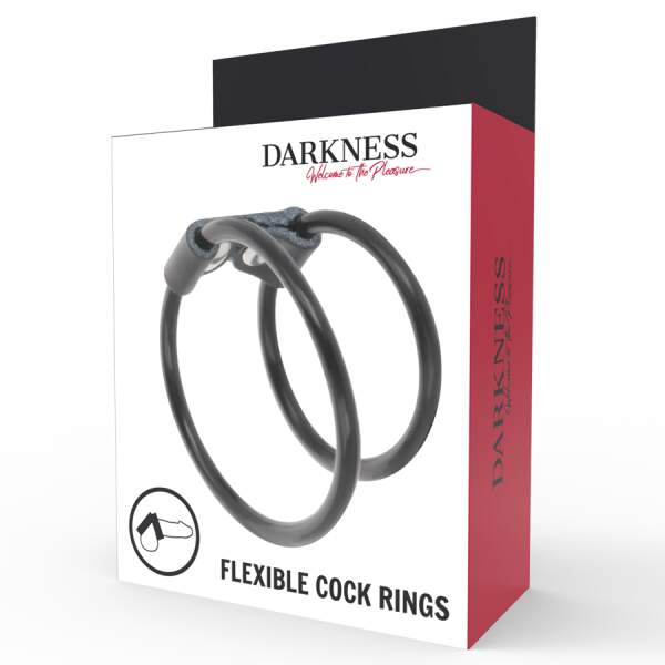 Darkness | Flexibele Cock Ring | Siliconen Penis Ring - Afbeelding 3