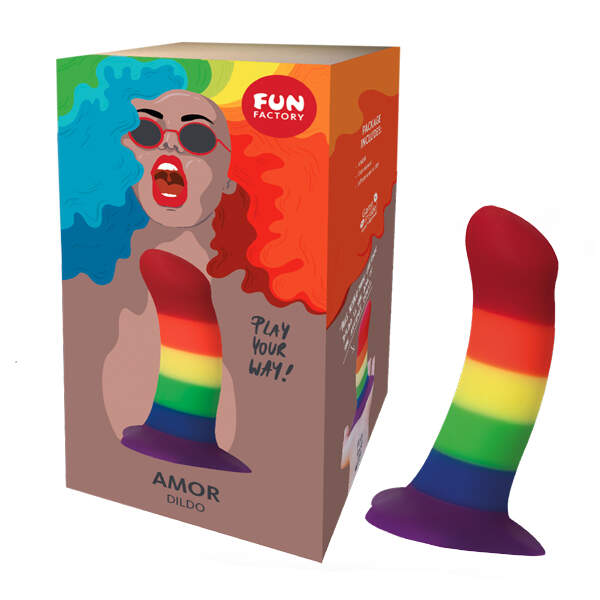 Fun Factory - Amor Dildo Pride - Siliconen - Afbeelding 3