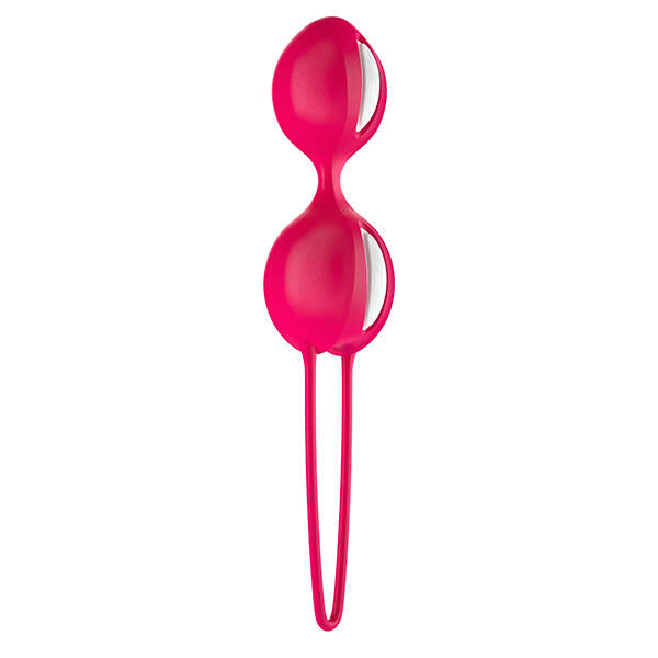 Fun Factory - Smartballs Duo - Bekkenbodem Training - Roze/Wit - Afbeelding 2