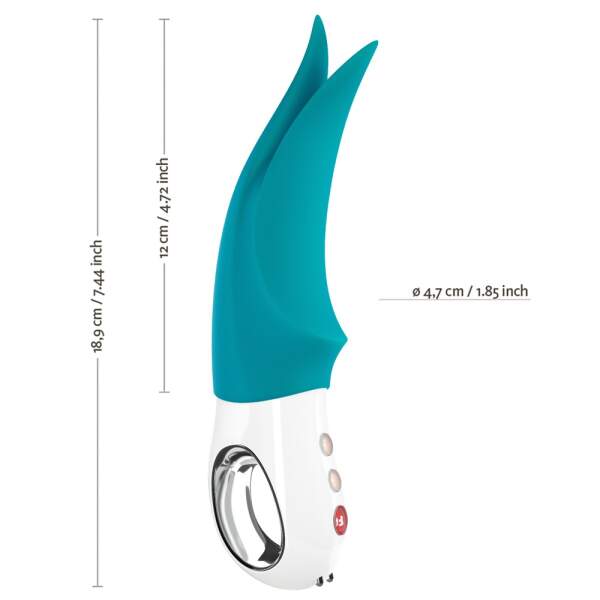 Fun Factory - Volta - Clitoris Vibrator - Siliconen - Blauw - Afbeelding 3