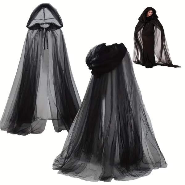 Cape Specialist - Cape - Capuchon - Gaas - Zwart - Afbeelding 2