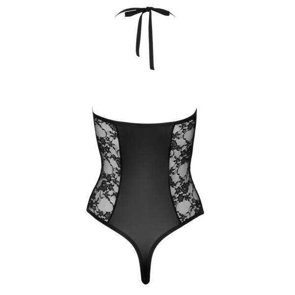 Cottelli Collection - Body - Kant - Wetlook - Zwart - Afbeelding 6
