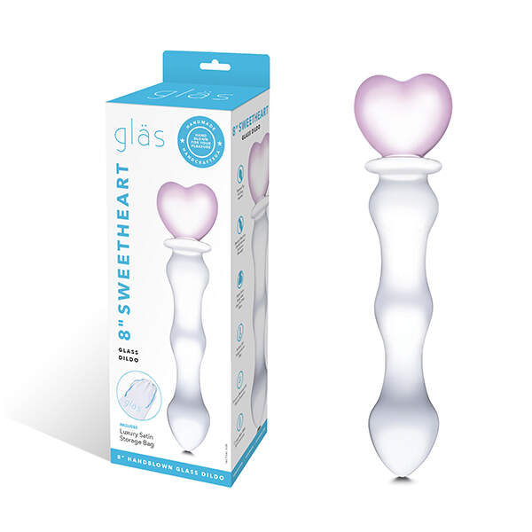 Gläs - Sweetheart - Glazen Dildo - Met Hart - Afbeelding 5
