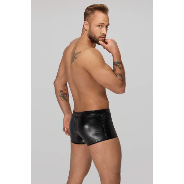 Noir Handmade - H069 - Short - Croco Lak - Zwart - Afbeelding 2