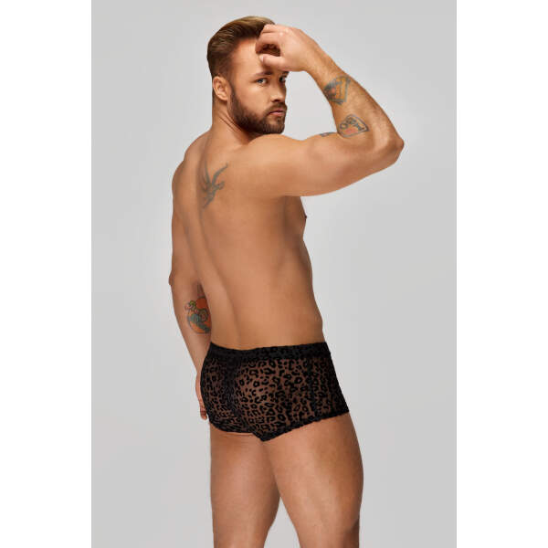 Noir Handmade - H072 - Short - Luipaard - Gaas - Zwart - Afbeelding 2