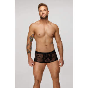 Noir Handmade - H074 - Short - Flockprint - Gaas - Zwart