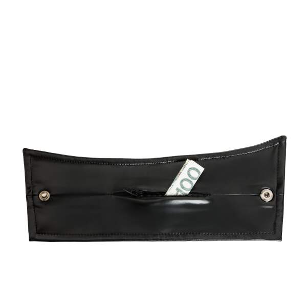 Noir Handmade - H075 - Manchetten - Wallet - Wetlook - Zwart - Afbeelding 3