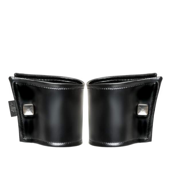 Noir Handmade - H075 - Manchetten - Wallet - Wetlook - Zwart - Afbeelding 4