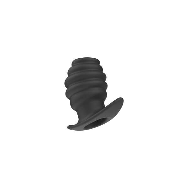 Holle Butt Plug - Siliconen - Zwart - Afbeelding 6