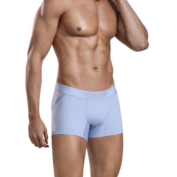 Clever Moda - Imagination Trunks - Boxershort - Zacht Microvezel - Brede Band - Licht Blauw - Afbeelding 3