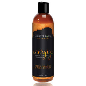Intimate Earth - Massage Olie Energize - Sinaasappel - Gember