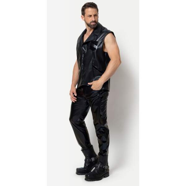 Patrice Catanzaro - Ivar Gilet - PU-leer - Zwart - Afbeelding 3
