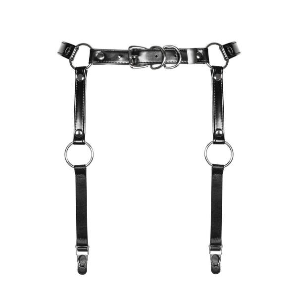 Jarretelles A741 Zwart - Obsessive - Afbeelding 4