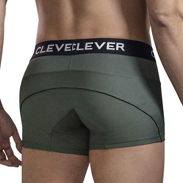 Clever Moda - Kalipso Trunks - Boxershort - Elastische Mesh - Brede Band - Groen - Afbeelding 2