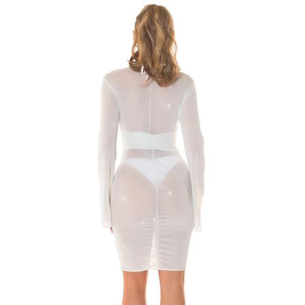 Koucla - Nissi Beach - Cover-Up Jurkje met Lange Mouw - Glitter Zand - Afbeelding 9